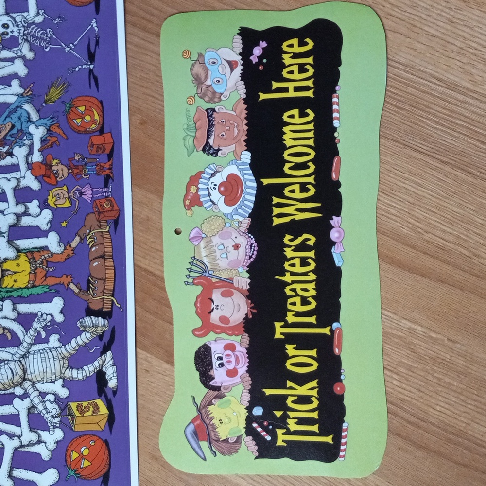 Color clings Halloween 2 sided removable/reusable window decorations - Picture 11 of 11